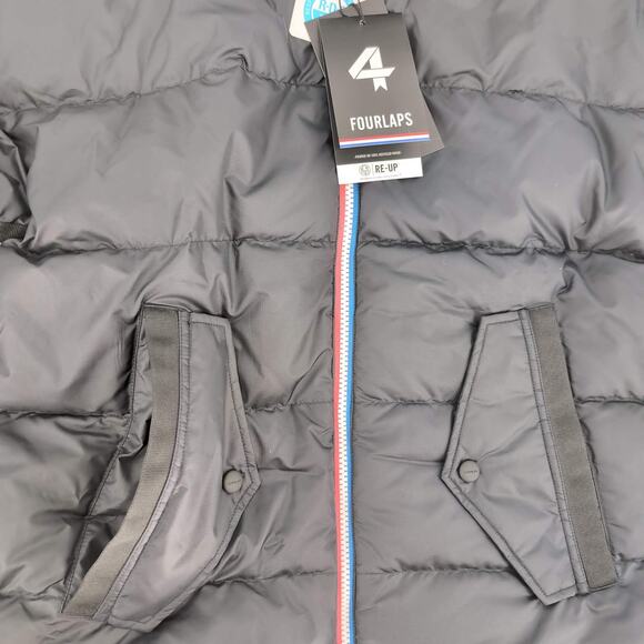 4 Laps FourLaps Black Women's Cover Down Jacket Goose Down Puffer - Size S - NWT - Picture 8 of 16